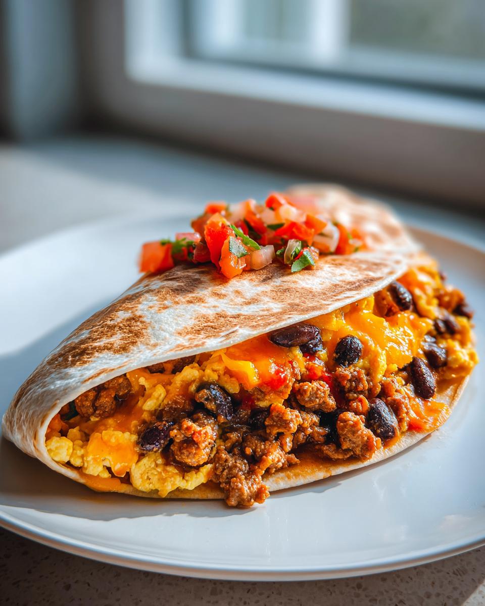 Breakfast burrito meal prep - detail 1