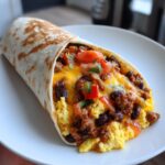 Breakfast burrito meal prep