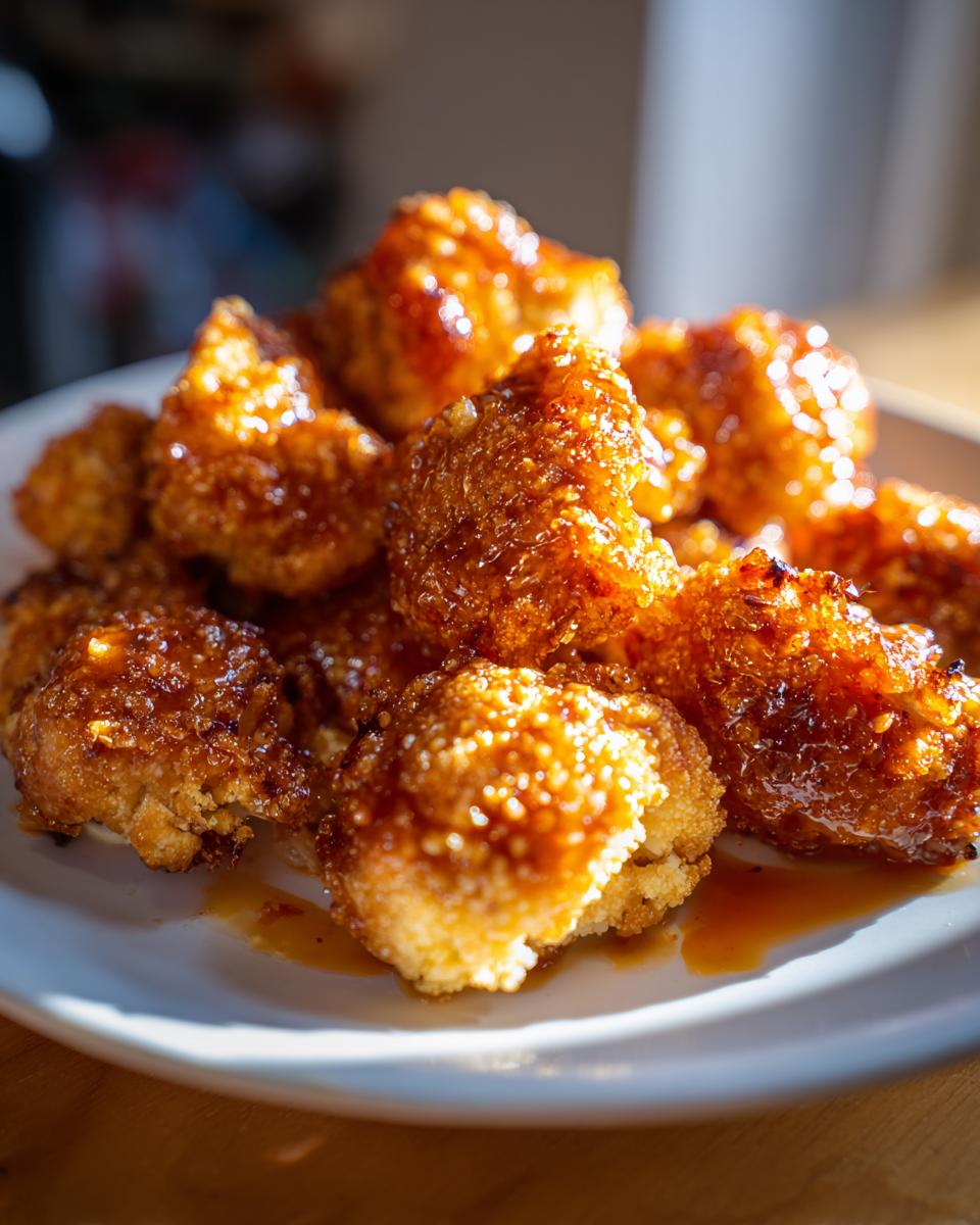 Buffalo cauliflower bites air fryer - detail 2