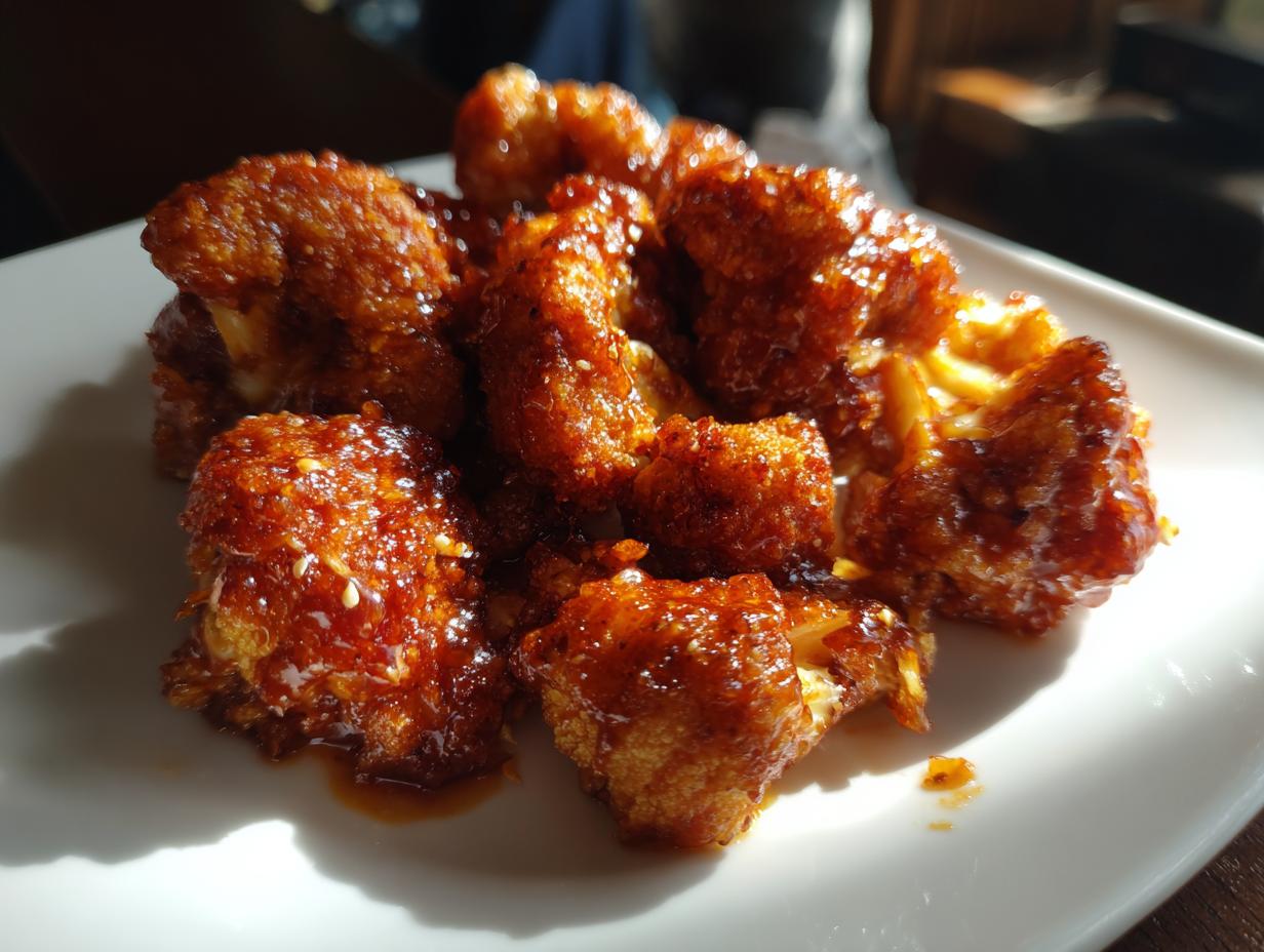 Buffalo cauliflower bites air fryer