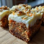 Carrot cake cheesecake bars