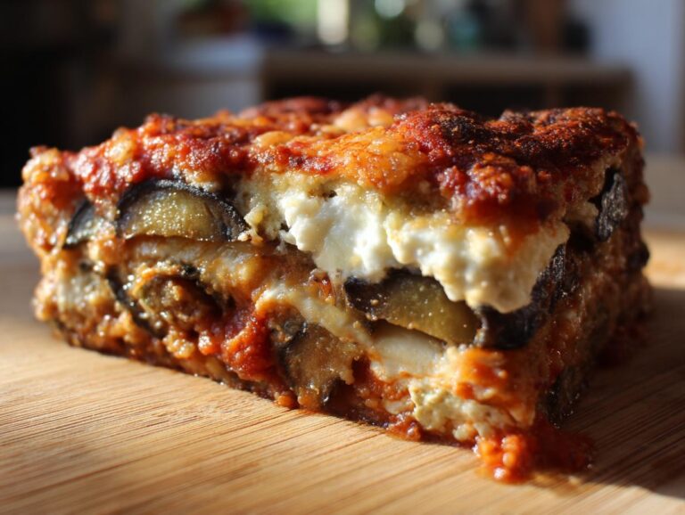 Crispy eggplant parmesan