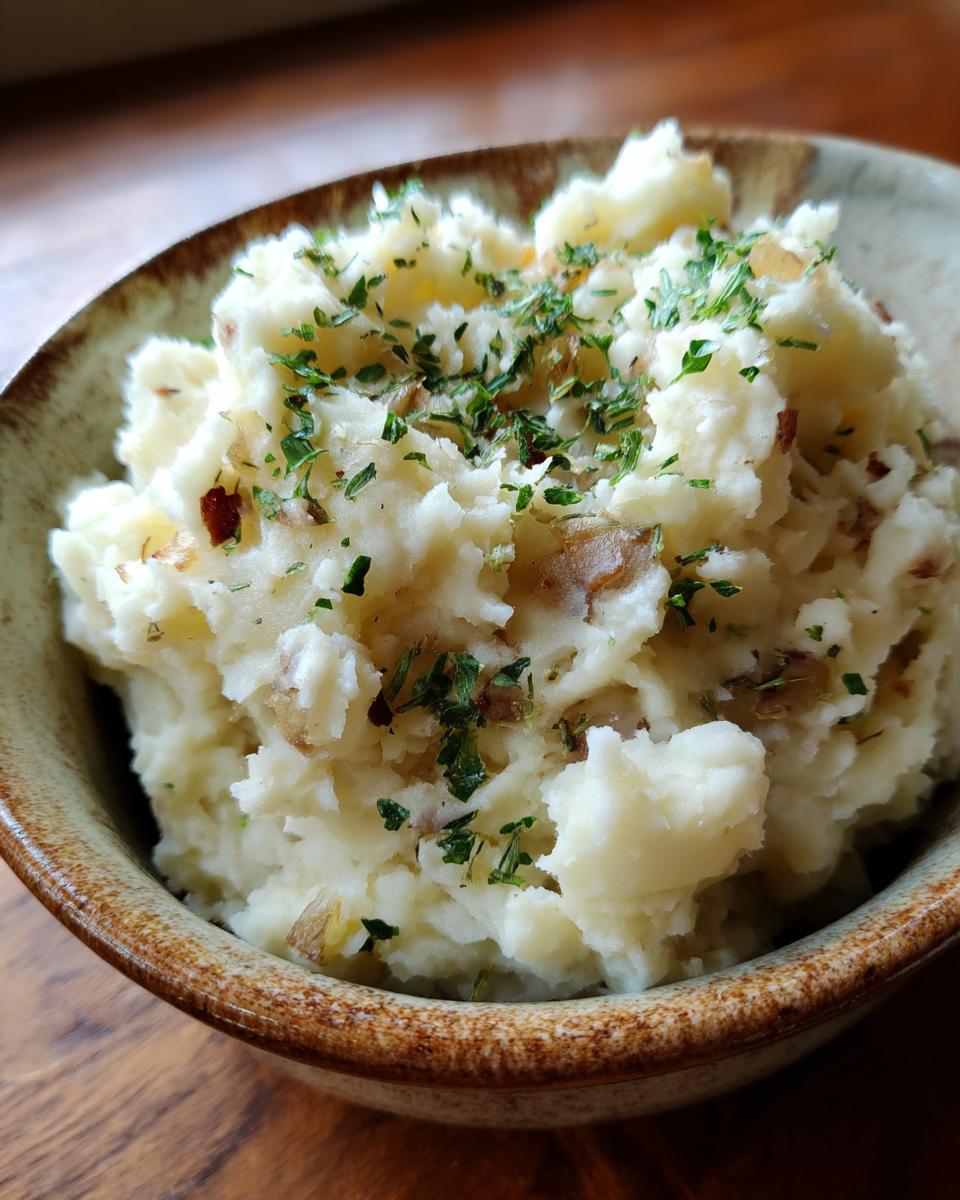 Garlic herb mashed potatoes - detail 2