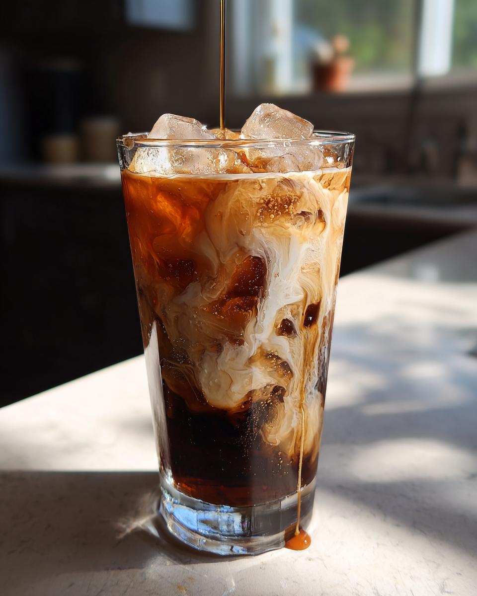 Iced honey vanilla latte - detail 1