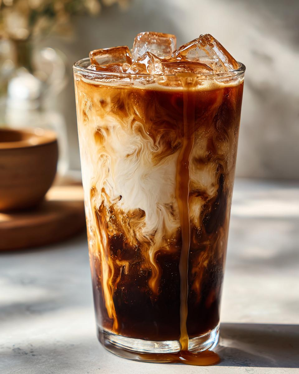 Iced honey vanilla latte - detail 2