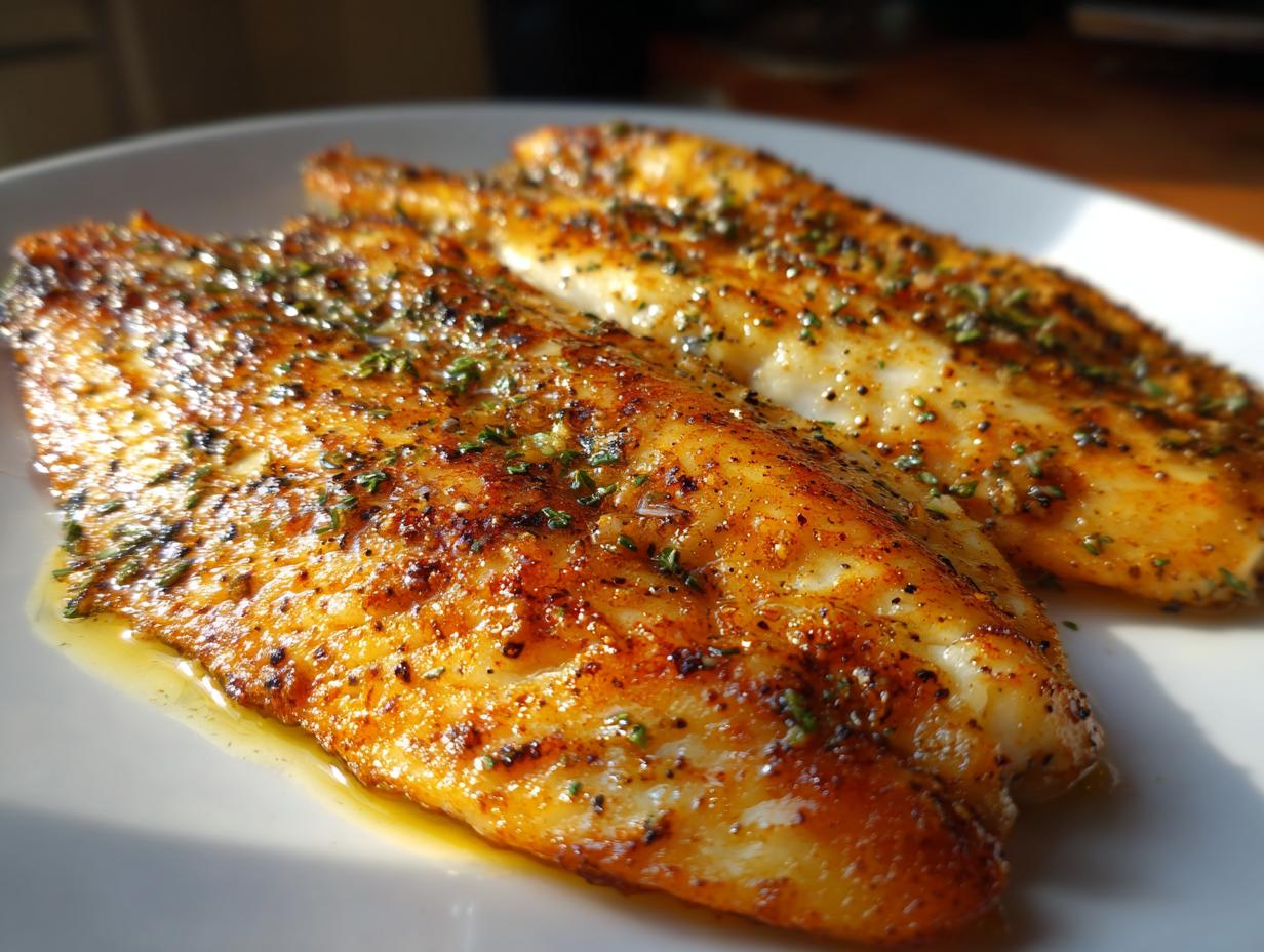 Lemon pepper tilapia