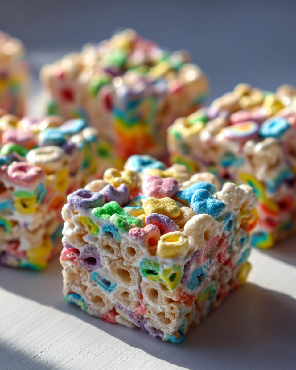 Lucky charms marshmallow treats - detail 2