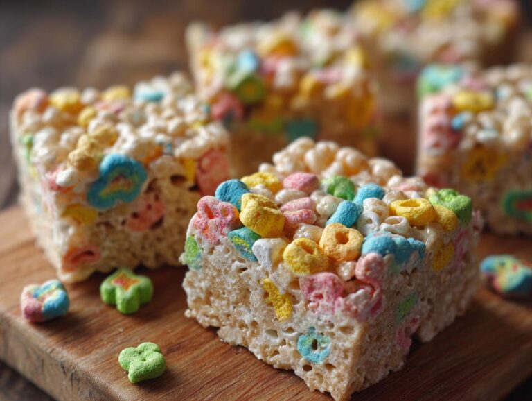 Lucky charms marshmallow treats