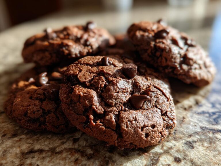 Mint chocolate chip brownie cookies