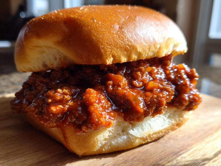 Sloppy joes homemade sauce