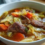 Slow cooker beef and cabbage