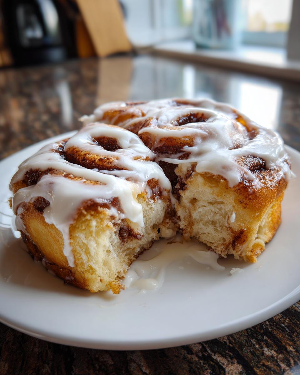 Sourdough discard cinnamon rolls - detail 2