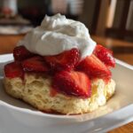 Strawberry shortcake homemade biscuits