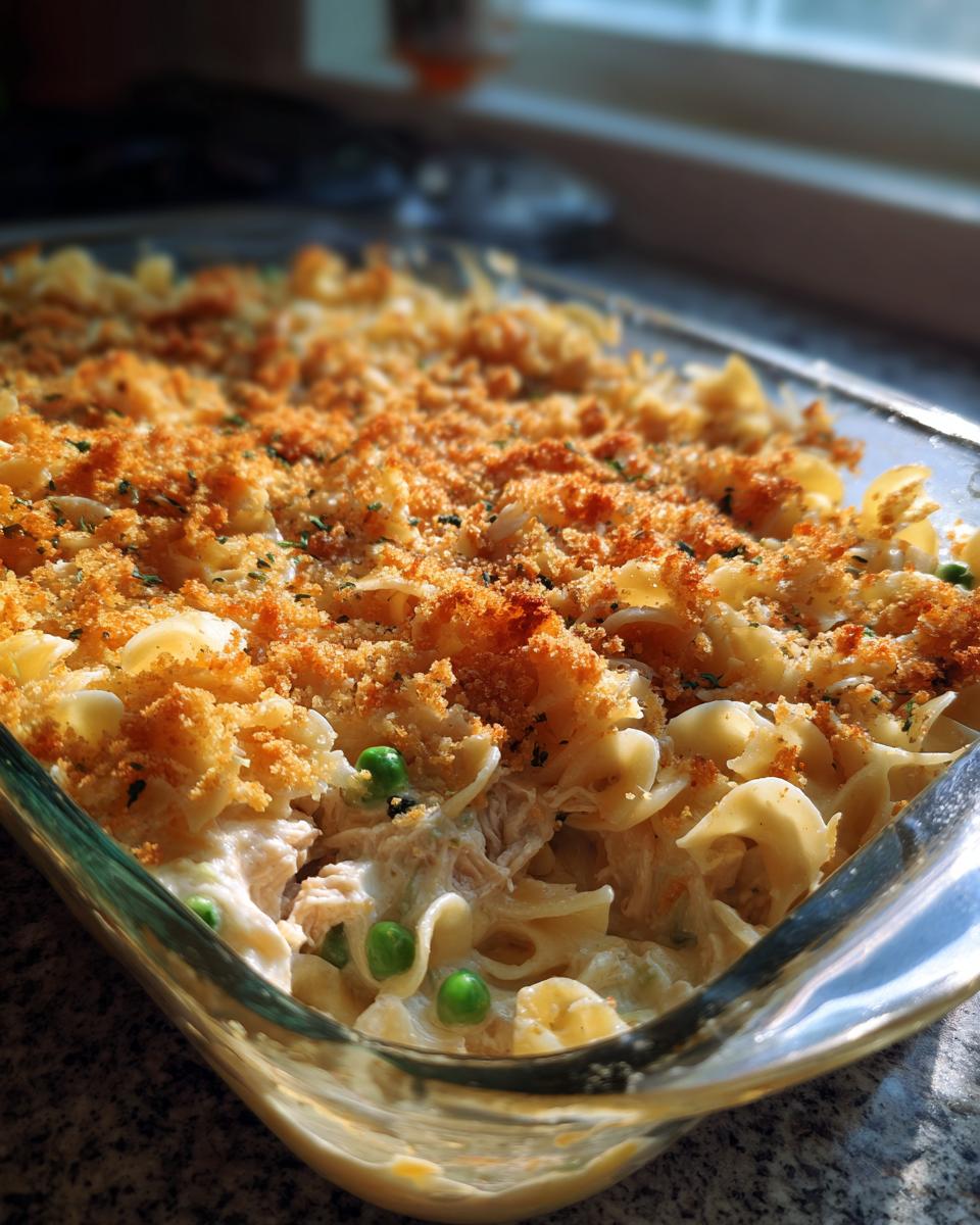 Tuna casserole with noodles - detail 1