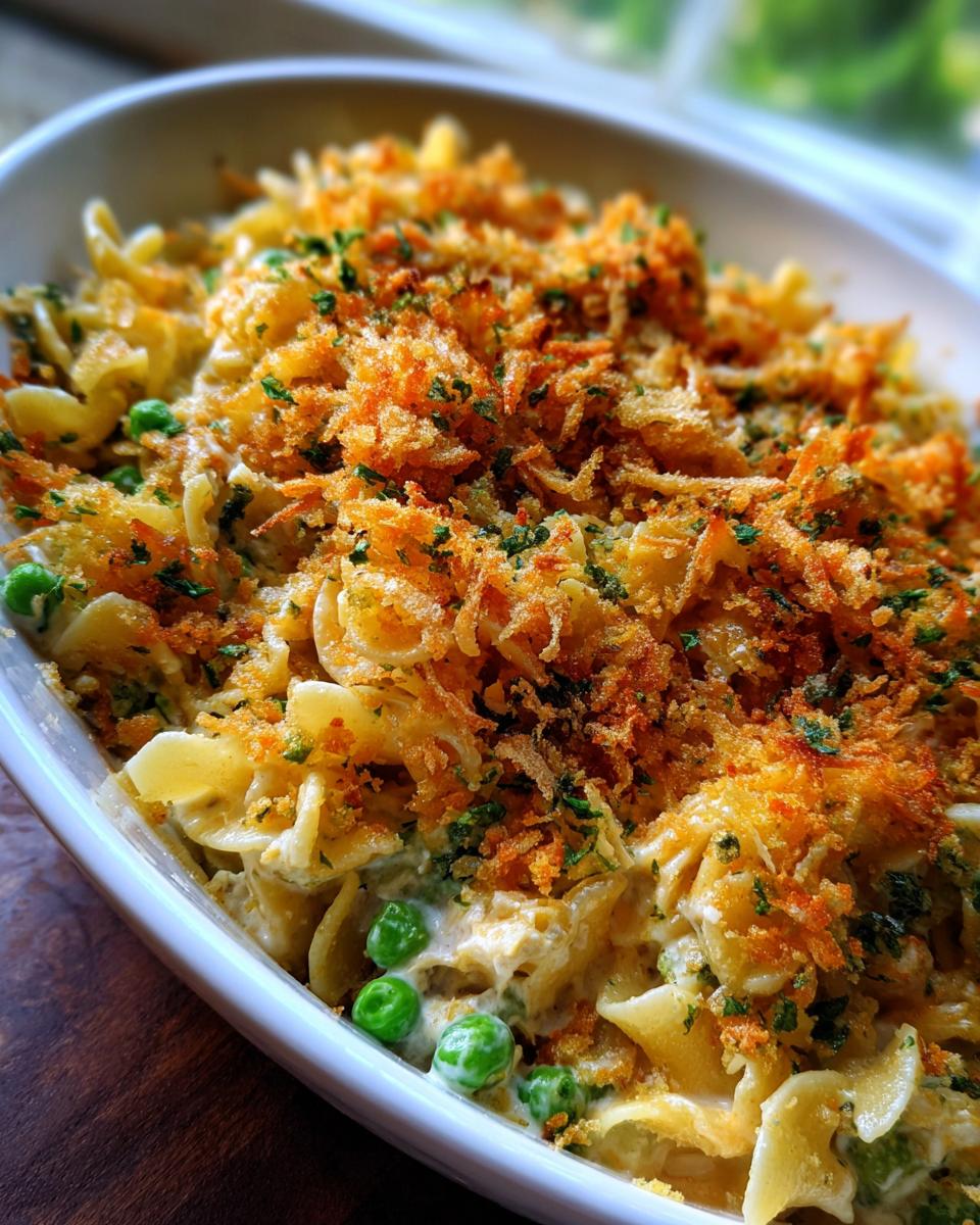 Tuna casserole with noodles - detail 2