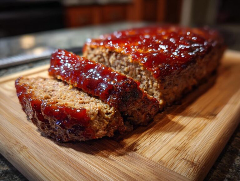 Turkey meatloaf brown sugar glaze
