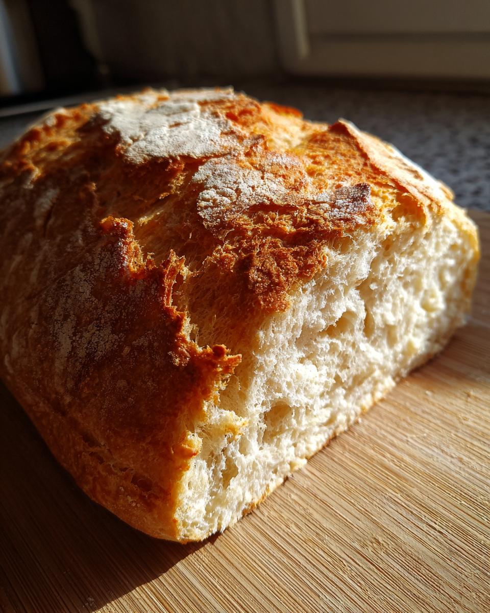 easy homemade bread for beginners - detail 2