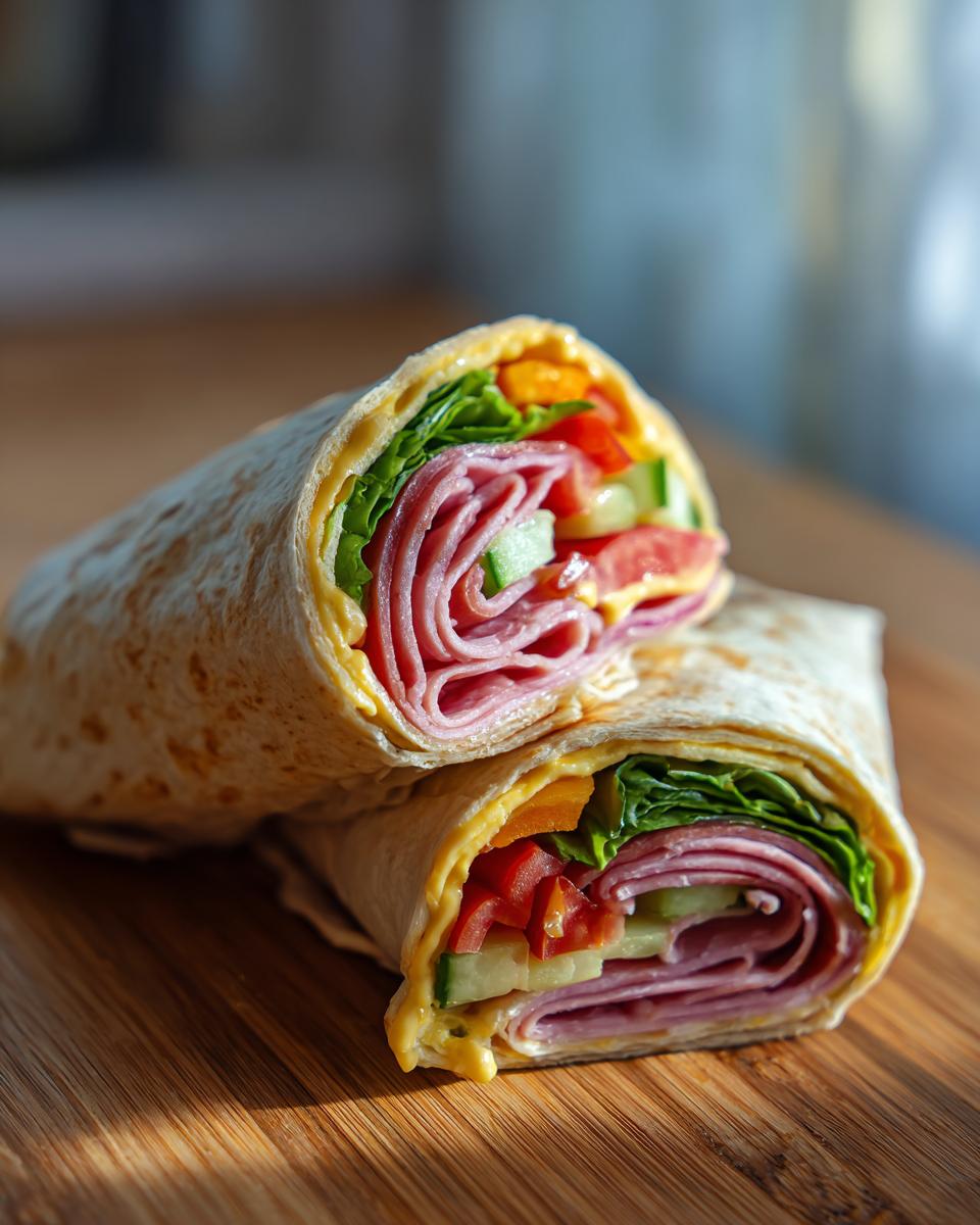 easy wraps for school lunches - detail 3