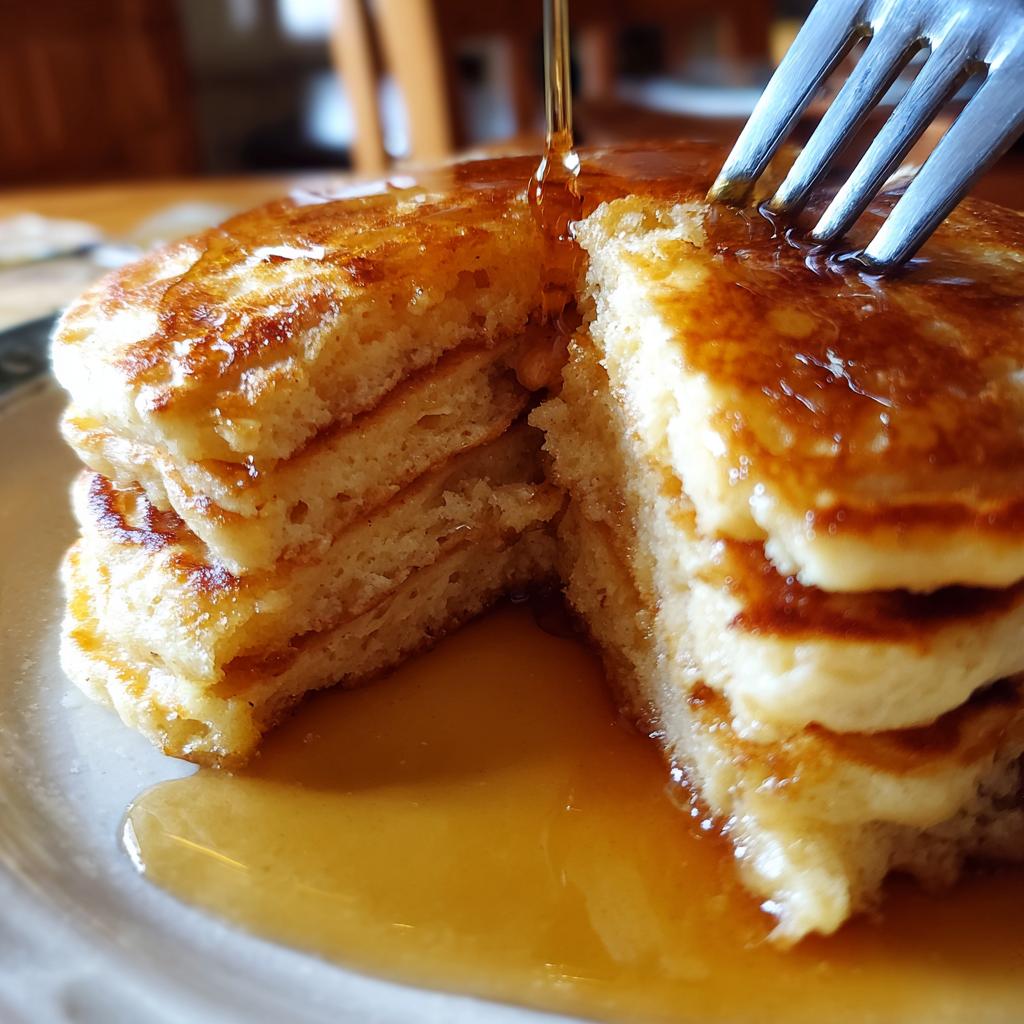 fluffy banana pancakes without butter - detail 1