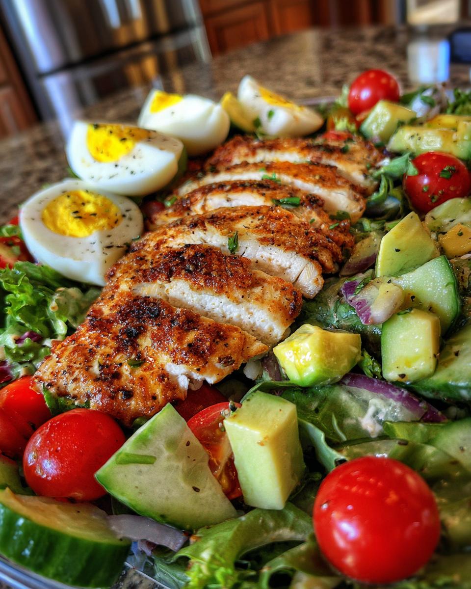 high protein salads for meal prep - detail 3