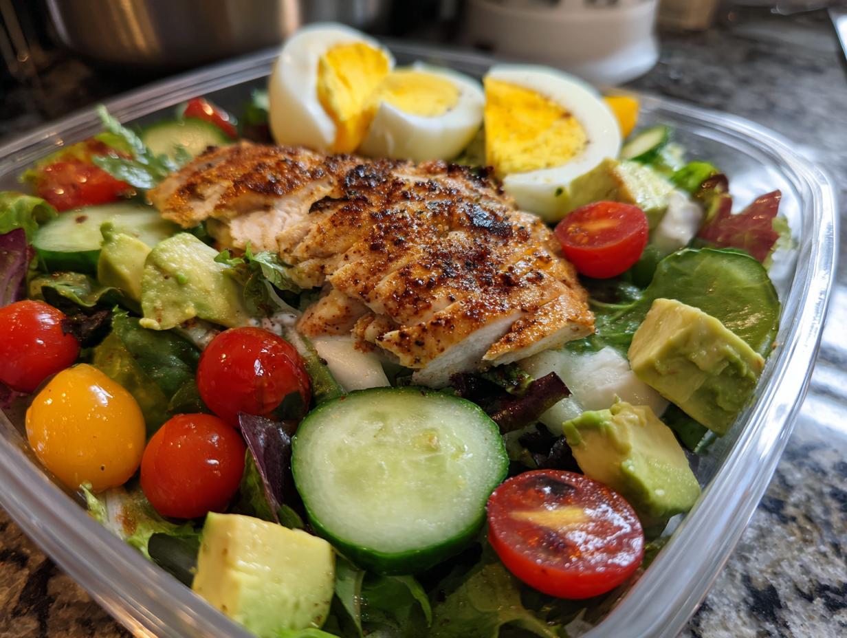 high protein salads for meal prep