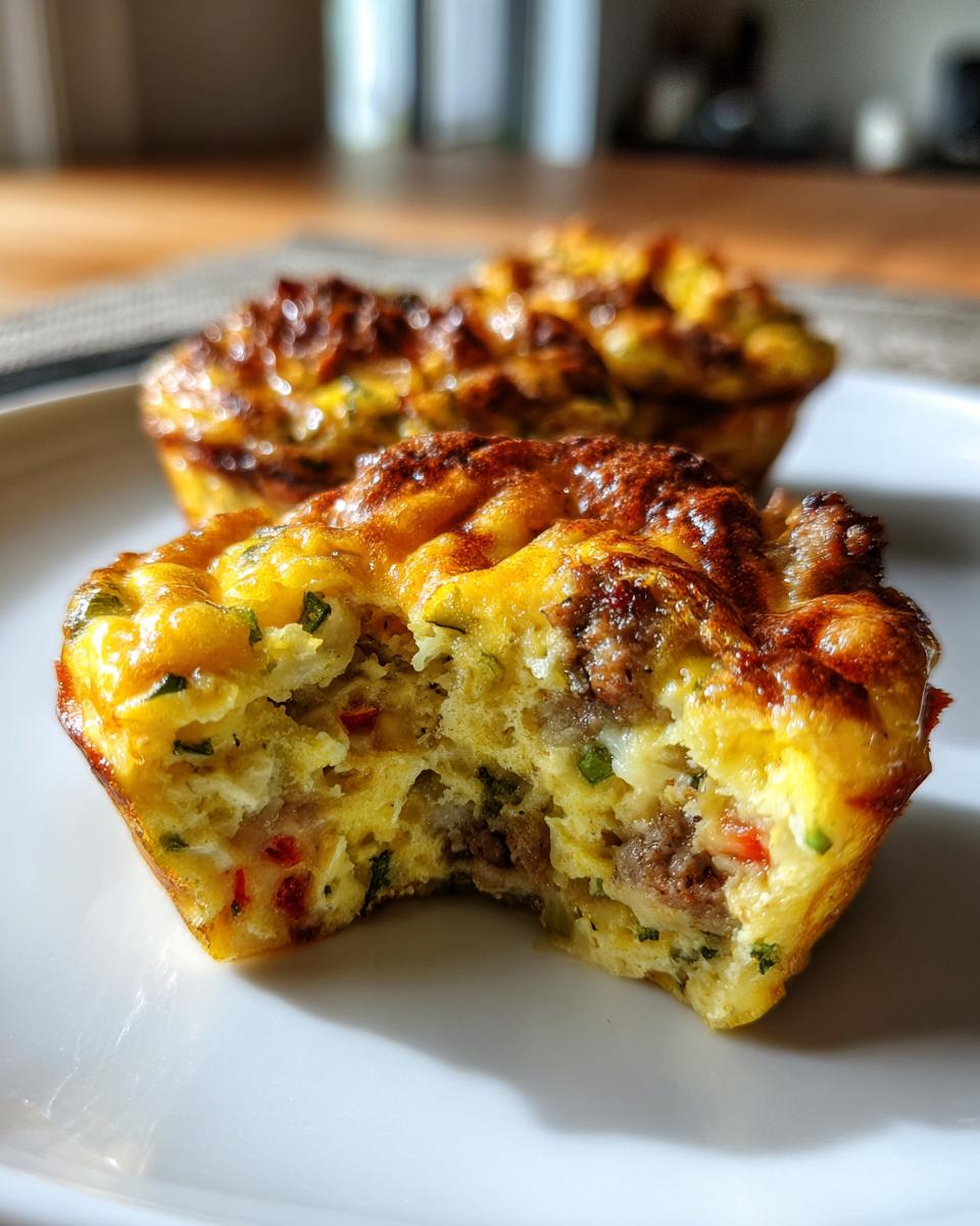 make ahead egg muffins for busy mornings - detail 1