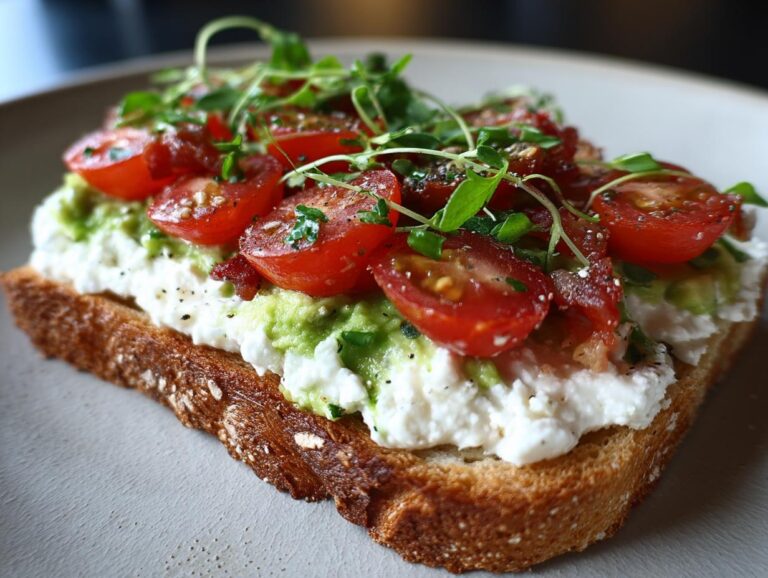 simple avocado toast variations